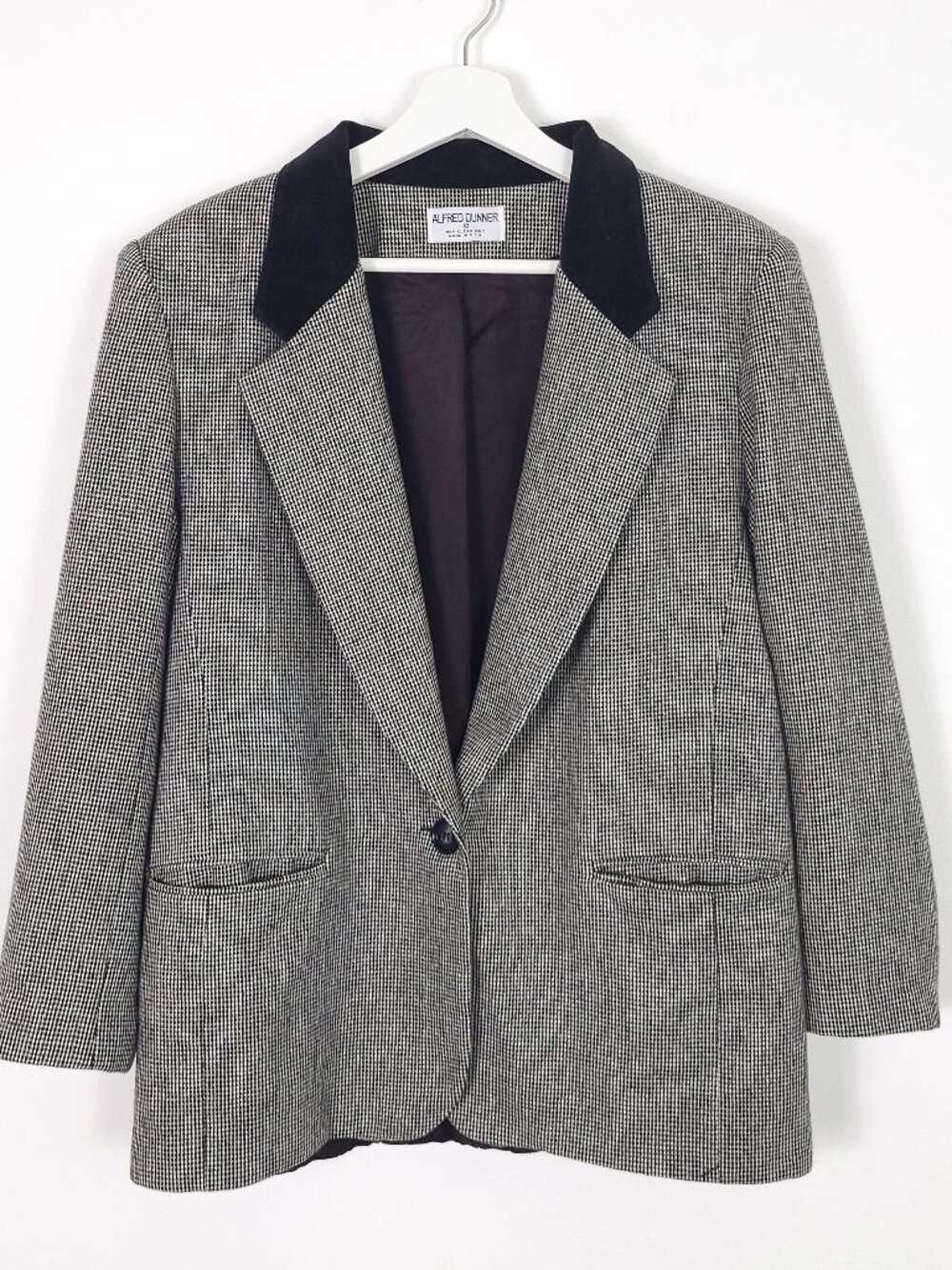 Vintage Houndstooth Blazer